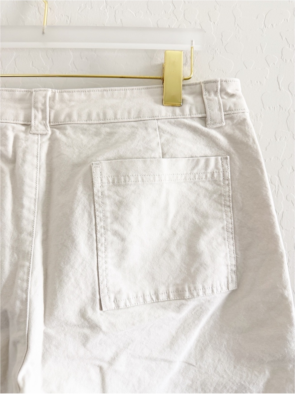 Old Navy High-Waisted Canvas Barrel Ankle Pants Size 14 - Picture 7 of 11